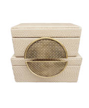 2'Lİ BEJ DEKORATİF KUTU