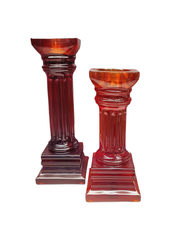 KIRMIZI 2'Lİ REÇİNE ŞAMDAN