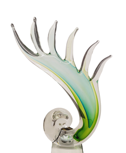 DEKORATİF YEŞİL CAM OBJE