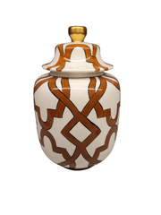 KAHVERENGİ BALCON DESENLİ KÜP