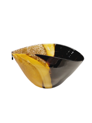 SİYAH AMBER CAM KASE