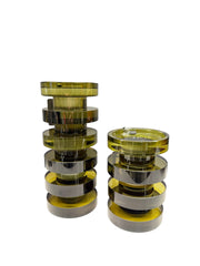 2'li Yeşil Silindir Şamdan