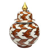 Kahverengi Desenli Küp