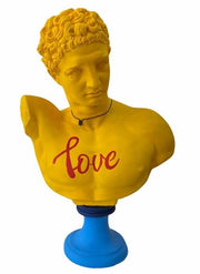 popart-sari-bust-modern-heykel-luks-dekoratif-obje-monokrom-sanat-sari-dekor-50cm