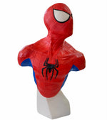 Spiderman büst dev boy modern heykel lüks koleksiyon objesi dinamik dekor 54cm