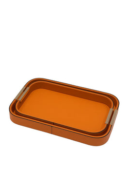 turuncu-deri-tepsi-seti-2li