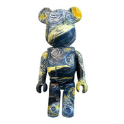 Van gogh bear brick figür 70cm modern sanat dekoratif obje