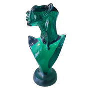 yesil-kadin-bust-dekoratif-recine-heykel