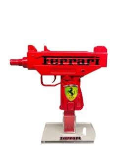 FERRARİ KIRMIZI DEKORATİF TABANCA